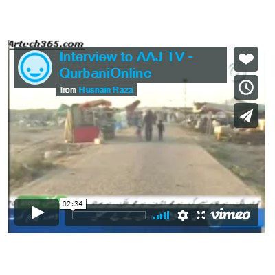 Exclusive Interview to AJJ TV – Qurbani Online Team